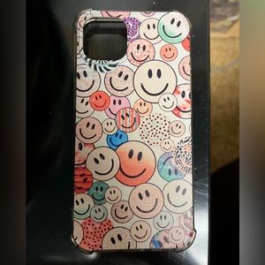 Smiley face phone case